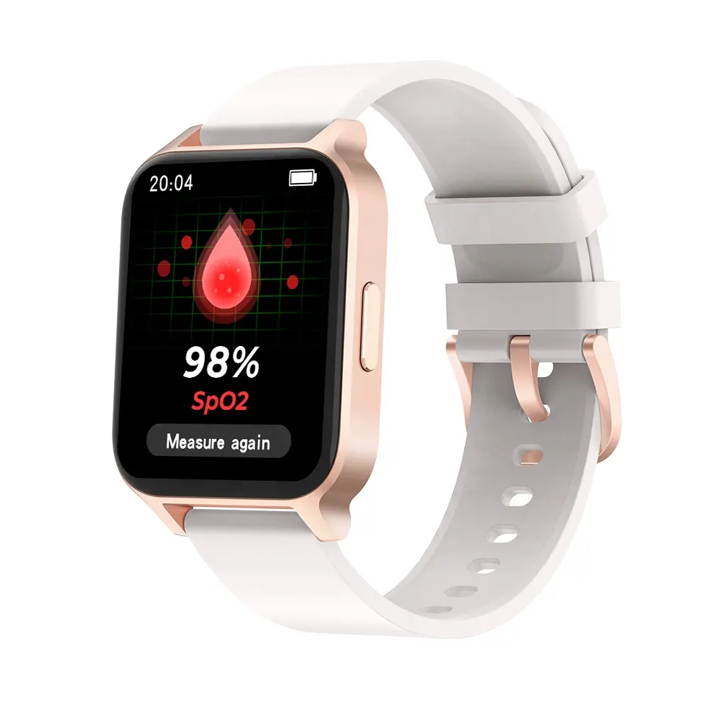 ウェアラブルスマートハイテク血液酸素体温モニタースマートウォッチ腕時計