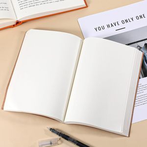 Cuaderno de Tapa Blanda Gruesa A5/B5/A4, Cuaderno de Papel Kraft con Cuadrícula para Estudiantes de Secundaria, Preparatoria y Universidad - Product Image 5