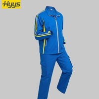 Tenue de travail antistatique pour salle blanche, haute visibilité, réfléchissante, pour atelier de nouvelle énergie, avec logo personnalisé, veste et pantalon, tailles variées