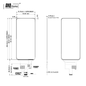 หน้าจอ AMOLED ขนาด 6.8 นิ้ว ความละเอียด 1080*2400 พร้อมระบบสัมผัส อินเทอร์เฟซ MIPI อัตรารีเฟรชสูงสำหรับงานอุตสาหกรรม ขนาด 6.8 นิ้ว ความละเอียด 1080x2400 - Product Image 5