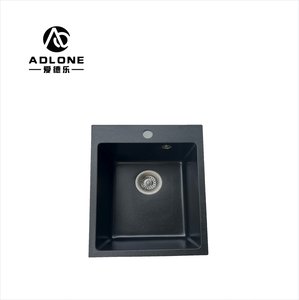 Évier de cuisine à poser noir <span class=keywords><strong>Tik</strong></span>-<span class=keywords><strong>tok</strong></span> 4050G, cuve unique, en composite granit-quartz, 40*50cm, garantie 3 ans - Vente Flash - Product Image 2