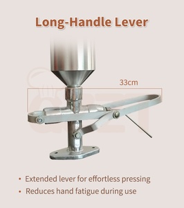 Máquina Comercial <span class=keywords><strong>de</strong></span> <span class=keywords><strong>Churros</strong></span> <span class=keywords><strong>de</strong></span> Leche y Crema <span class=keywords><strong>de</strong></span> 1.8L, Máquina Española para Rellenar <span class=keywords><strong>Churros</strong></span>, Fácil Operación, Máquina Manual para Rellenar <span class=keywords><strong>Churros</strong></span> y Donuts - Product Image 4