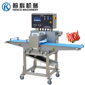 Máquina cortadora de bloques de carne congelada fresca Industrial comercial Cortador de cubo de tira de carne de nueva condición - Product Image 1