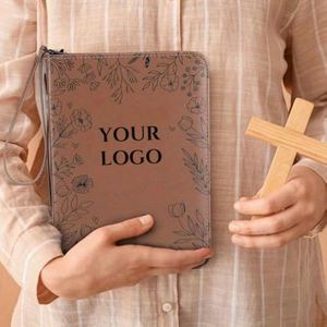 Libreta de Direcciones de Cuero Espiral Tamaño A3 con Diseño de Logotipo, Cubierta Elegante Promocional, 80 Hojas - Product Image 1
