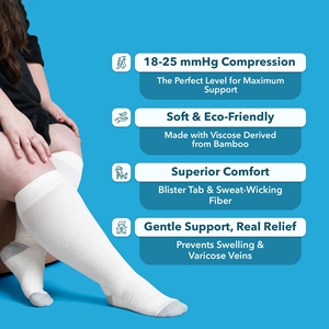 Calzini personalizzati senza cuciture tacco maratona 18-25 Mmhg <span class=keywords><strong>calze</strong></span> a compressione più dimensioni corsa palestra <span class=keywords><strong>calze</strong></span> di compressione per gli infermieri - Product Image 2
