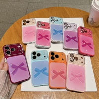 Coque de téléphone tendance avec grand motif nœud 3D pour iPhone 18 Pro Max, compatible Apple 17 Pro/16/15