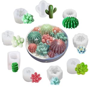 3D Succulent Silicone <b>Mold</b> For <b>Candle</b> Soap Plaster Cake DIY Craft Making - Product Image 1