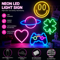 Enseigne lumineuse LED néon personnalisée en acrylique pour la maison, le bar, le café, la boutique, décoration murale, alimentation USB ou par piles, veilleuse