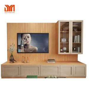 <span class=keywords><strong>JYN</strong></span> Armoire de salle à manger en bois massif personnalisée Table à manger intégrée pour rangement intégré Armoire haute de salon - Product Image 6