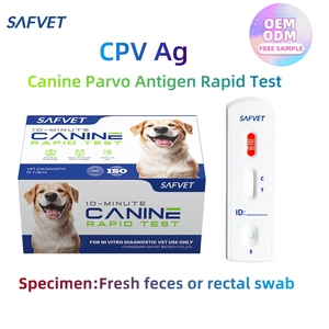 Kit de Prueba Rápida para el Parvovirus Canino CPV Ag para Perros, Detección de Antígeno, Prueba de Diagnóstico Veterinario, CE ISO - Product Image 5