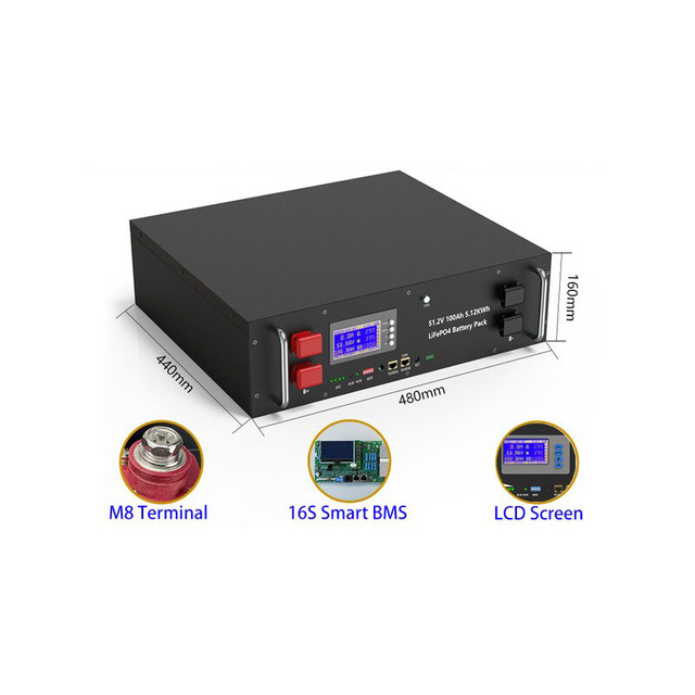 LIFEPO4 BATTERY 48V 100ah Lithium-ion Battery 5kwh 51.2V 100Ah Lithium Ion Batteries for Solar Energy Storage System