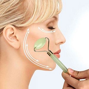 Visage <span class=keywords><strong>Rouleau</strong></span> de <span class=keywords><strong>Jade</strong></span> Et Gua Sha Thérapie de Grattage Outil de Massage - Product Image 1