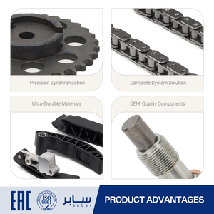 MANER 03H109503 03H109465 Автозапчасти для двигателя комплект цепи ГРМ для VW Audi Q7 <span class=keywords><strong>3</strong></span>.6L 2005 - Product Image 3