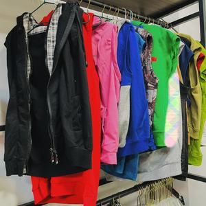 2WAY着用可能 ヴィンテージ メンズ パーカーベスト ジッパー付き ノースリーブ スポーティ ストリートウェア 古着風 ジャケット ジャックウェン工場 MOQ45kg EXW - Product Image 1