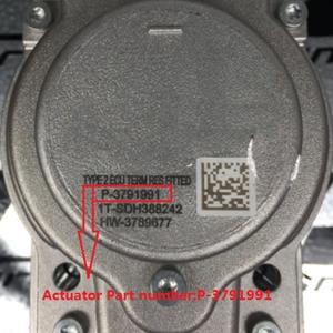 Sacer SA1150 Holset электрический клапан 12V P-3791991 привод турбо оригинальный номер 4034289 4032760 для Cummins ISX - Product Image 2