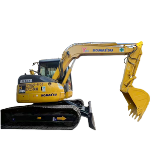Excavatrice sur chenilles Komatsu pc78 d'occasion, machinerie de chantier de 7,8 tonnes, excavatrice mini Komatsu pc78 d'occasion fabriquée au Japon - Product Image 1