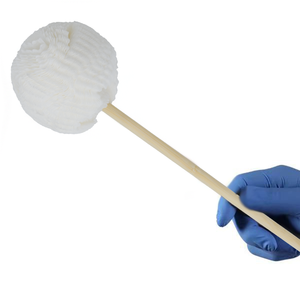 Fabricante multifuncional de un solo uso cabeza de viscosa de gama alta con mango de bambú cepillo para inodoro fregona NO.7209 - Product Image 1