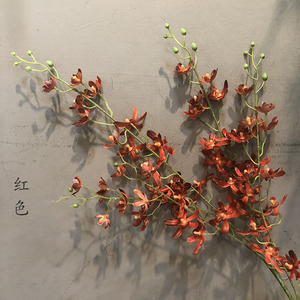 Faux Orchidée Oncidium Artificielle en Spray, Fleur Artificielle <span class=keywords><strong>pour</strong></span> Mariage, Bouquet Fête des Mères, Décoration Maison, Accessoire <span class=keywords><strong>Photo</strong></span>, Faite à la Main en Coton, Longue Durée - Product Image 5