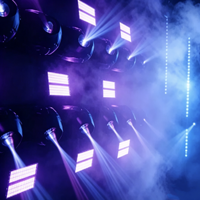 Projecteur stroboscopique LED DMX512 1000W RGB 3-en-1 à contrôle par zone de pixels, indice de protection IP33, 7950 lumens, en alliage d'aluminium, pour événements festifs