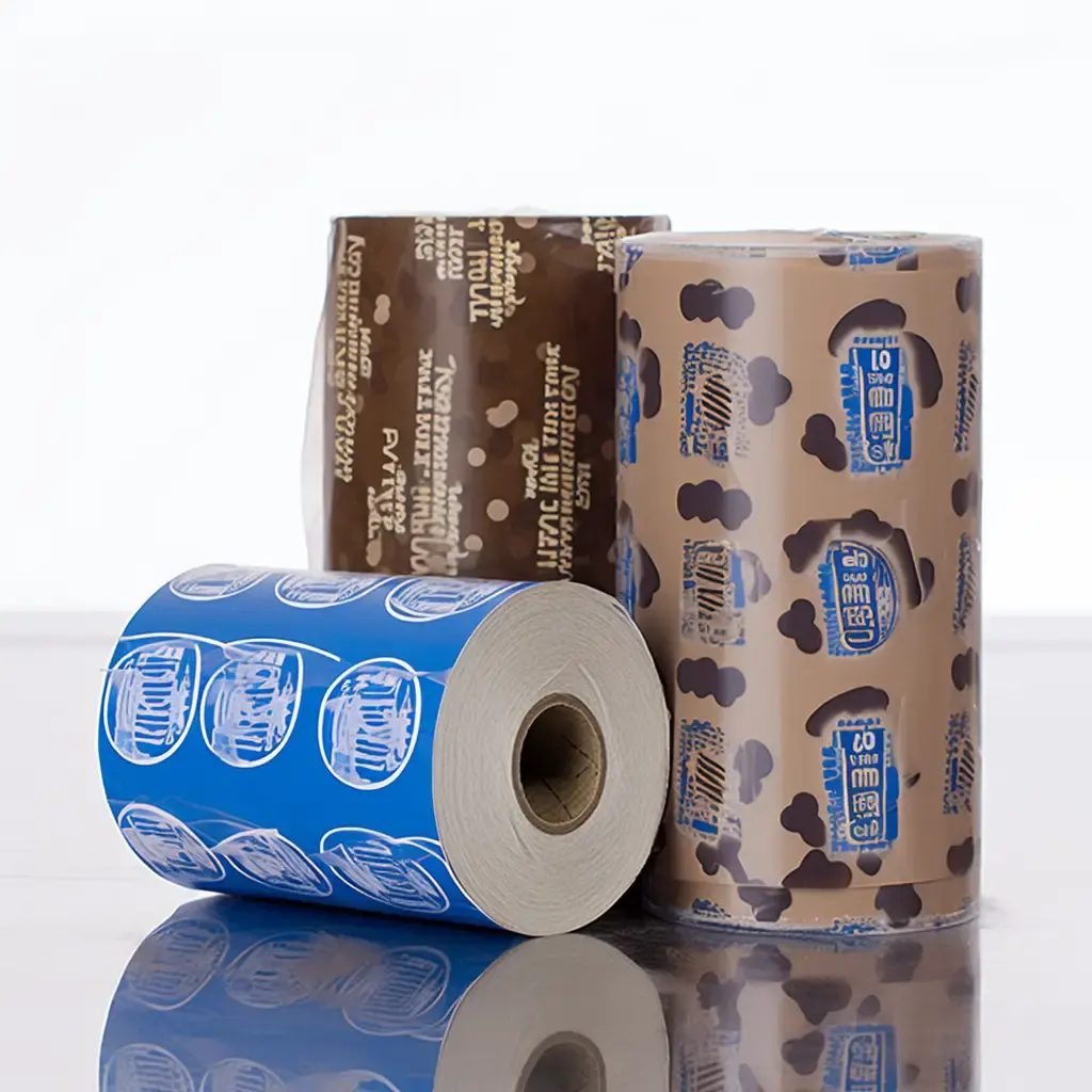 Film d'imballaggio del PE di plastica laminato Stock del rotolo stampato per la medicina dei cosmetici alimentari