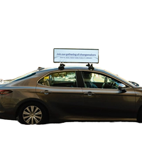 Afficheur LED mobile extérieur 4G GPS pour taxi