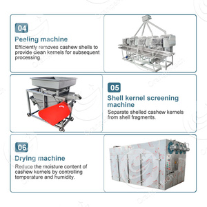 Orme Trung Quốc Hoàn Toàn Đầy Đủ Tự Động Nguyên Liệu Hạt Điều Dây Chuyền Sản Xuất Hạt Điều Quá Trình Nhà Máy - Product Image 4