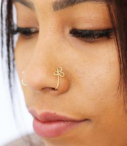 18G Gold Spiral Nose Cuff <strong>Fake</strong> Non-Piercing Nose <strong>Ring</strong> Stainless Steel Body Piercing Jewelry for Women Men - Product Image 5