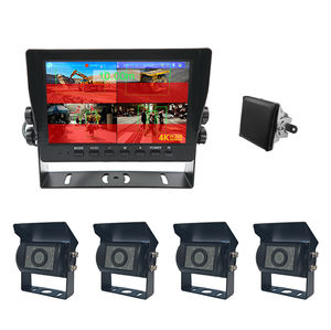 <span class=keywords><strong>Kit</strong></span> de détection de <span class=keywords><strong>piétons</strong></span> et de véhicules AI BSD avec écran IPS 7 pouces à quatre volets, DVR 4 canaux, caméras 1080P, avertisseur sonore d'alarme, PWAS Private Mold - Product Image 2