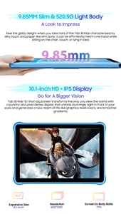 Blackview Tab 30 trẻ em <span class=keywords><strong>Tablet</strong></span> PC 10.1 ''hd hiển thị 6GB(2 + 4) 64GB 5100mAh pin a133p Quad Core loa kép <span class=keywords><strong>Android</strong></span> 13 máy tính bảng - Product Image 4