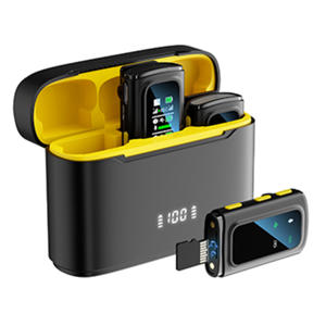 Microphone Lavalier SX28 pour Streaming en Direct, <span class=keywords><strong>Enregistrement</strong></span> sur Carte TF, Surveillance en Temps Réel, Micro 2.4GHz pour Appareil Photo, <span class=keywords><strong>PC</strong></span>, Téléphone, Carte <span class=keywords><strong>Son</strong></span> - Product Image 6