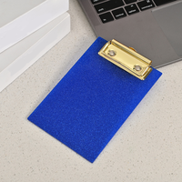 Support de tableau d'écriture avec logo personnalisable avec clip en métal acrylique brillant Clip de pression Clip de menu-pour les cadeaux d'affaires et promotionnels