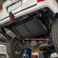 Réservoir de carburant auxiliaire à autonomie étendue 155L JK LC200 Al-Mg avec pompe à siphon, kit de montage arrière OEM 4.0L-5.7L pour tout-terrain 4x4