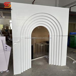 Fondo DE BODA acrílico suave arco telón de fondo duradero lujoso escenario evento decorativo Panel de pared - Product Image 6