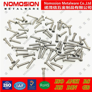 สกรูสแตนเลส NOMOSION M1.4x6 หัวแฉกแบบแบนสำหรับสมาร์ทล็อค - Product Image 1