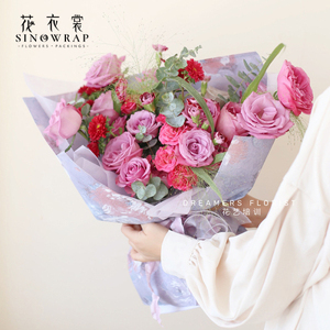 SINOWRAP Reciclable <span class=keywords><strong>Floristería</strong></span> Suministros Ramo Papel de regalo Venta al por mayor Papel de regalo de flores - Product Image 5
