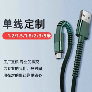 Cable de datos trenzado tipo C a tipo C 3A 0.5M para carga y transferencia de datos para dispositivos Android y Apple - Product Image 4
