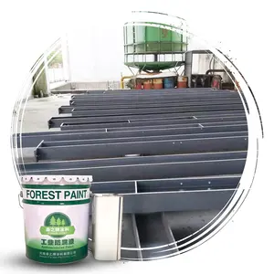 Structure Industrial Liquid Metallic Water Based Antirust Paint Zinc Rich Epoxy Primer Liquid Coating for steel