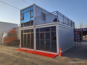 Усиленный сборный контейнерный дом для горнодобывающих лагерей, офисов, спален, жилых помещений, с усиленной стальной конструкцией - Product Image 3