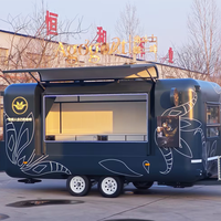 Nouvelle Conception 2026 : Camion de Cuisine Mobile, Chariot à Hot-dogs, Café, Glaces, Remorque de Restauration de Rue