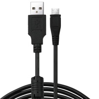 Câble de données blindé à anneau magnétique TPE haute vitesse de 1 m, interface Micro USB pour produits électroniques Android, en stock usine