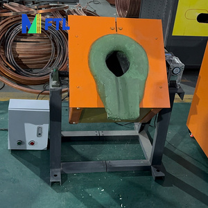 Horno basculante de acero de 75Kg, calentador de máquina, herramientas, horno de fusión de Metal Industrial de inducción, Aluminio - Product Image 4