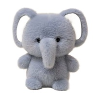 Nouvelles peluches design kawaii, lapin, éléphant, 15 cm, compagnon de bureau, figurines en peluche, peluches West Highland pour enfants