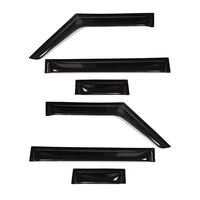 Pare-soleil de fenêtre de voiture, protection latérale contre la pluie, plaque de protection Jetour T1 2024-2026, accessoires, lot de 4 pièces, matériau PC, auto-adhésif