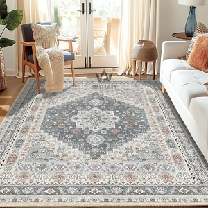 Alfombra Clásica Lavable para Interiores, Apta para Mascotas, con Base de TPR, Tejido de Poliéster, Pelo Corto para una Fácil Limpieza, Ideal para Hogares Modernos y Pasillos - Product Image 2