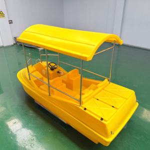 <span class=keywords><strong>Bateau</strong></span> électrique LLDPE 4 places, sports nautiques, loisirs en lac, embarcation nautique, liste de stock pour les stations balnéaires, flotte de marinas, roue à aubes - Product Image 6