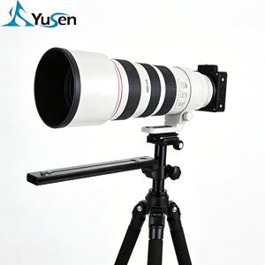 Giá đỡ ổn định ống kính máy ảnh với tấm tháo nhanh dành cho ống kính chụp ảnh động vật hoang dã 600-800mm, có thước đo độ nghiêng bằng bong bóng, chất liệu nhôm. - Product Image 6