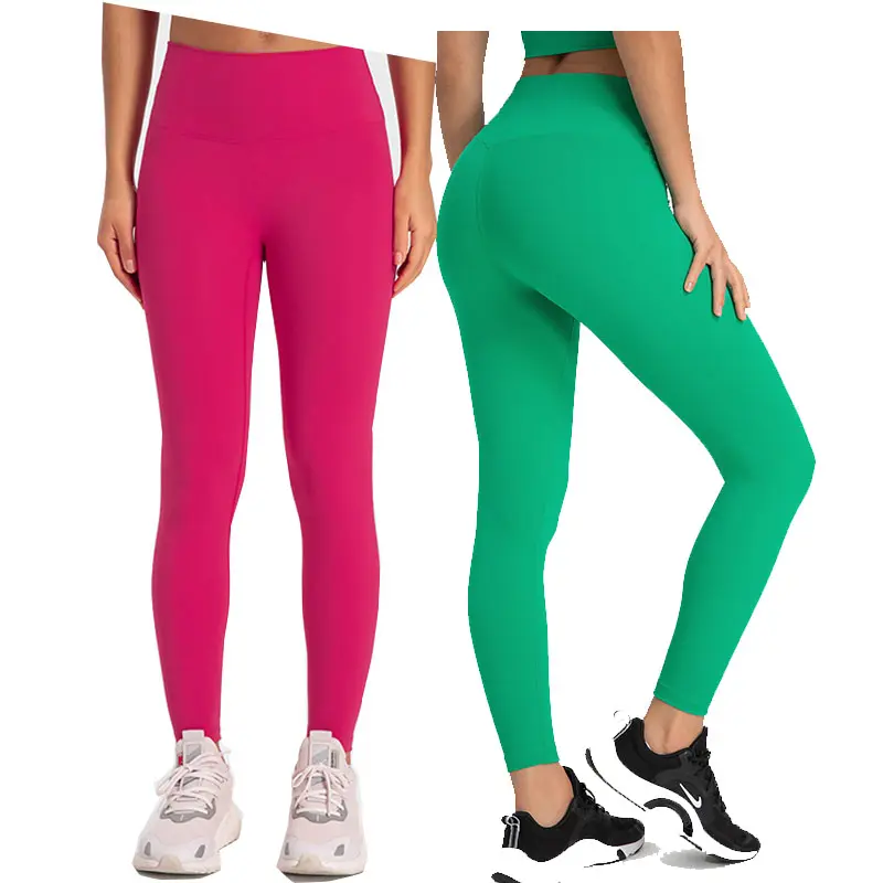Scrunch Butt Leggings 2023 Factory Custom Breathable Sports Workout Fitness Solid Color Pants Women High Digital Print Excellent