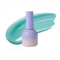 Palette de vernis gel menthe éco-responsable sans HEMA 10ml, formule végane non toxique, flacon magnétique de luxe français, compatible DIY, professionnel UV