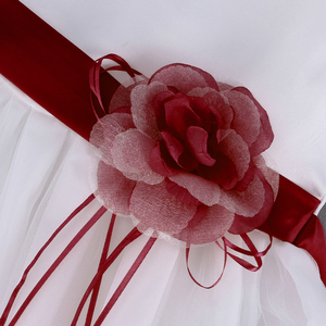 Vendita calda vestito estivo bambino bambina fiore festa di nozze vestito da principessa - Product Image 4