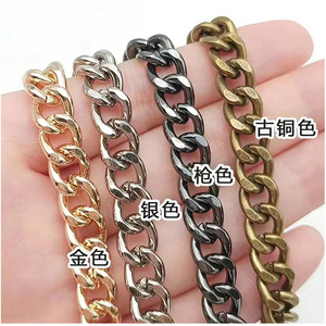 Metal Chain Bag Extension Chain Aluminum <b>Oxidation</b> Process For DIY Handbags Crossbody Bags Accessories - Product Image 2